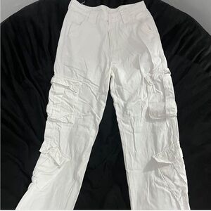 High Waisted Cargo Jeans for Women